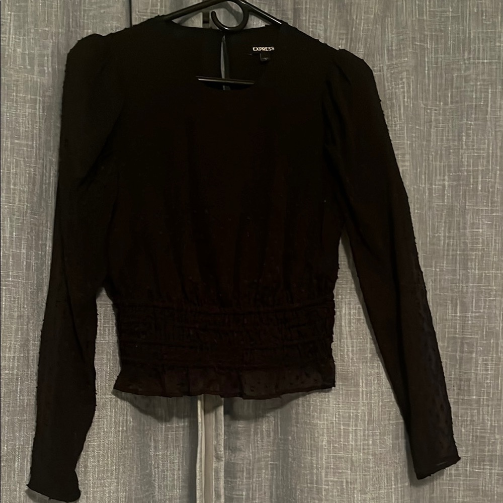 Express Black Women's Top
